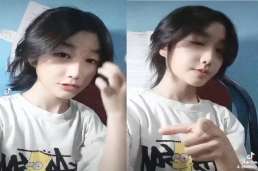 Non bị bạn dụ khoe bướm cũng làm