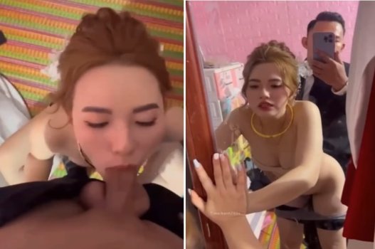 Vì quá nứng cô dâu tụt váy chịch nhau